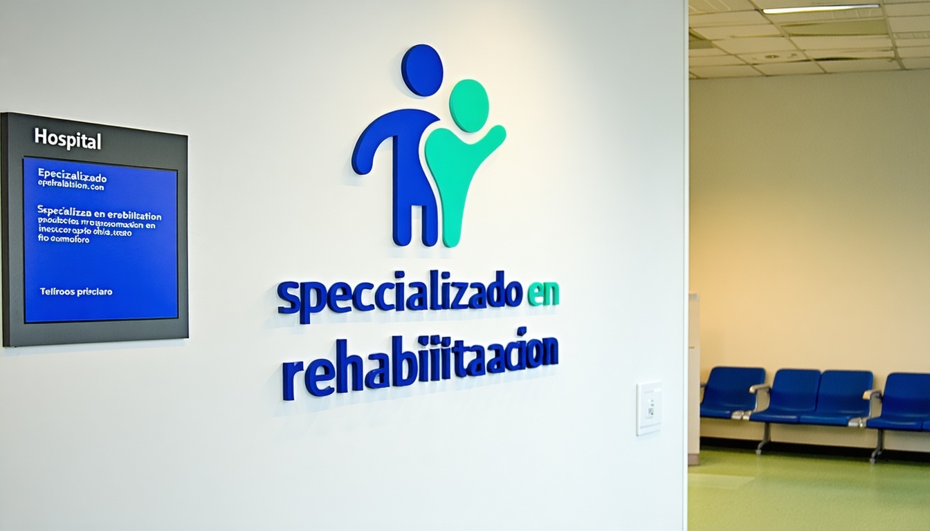 Logo de hospital especializado en rehabilitación